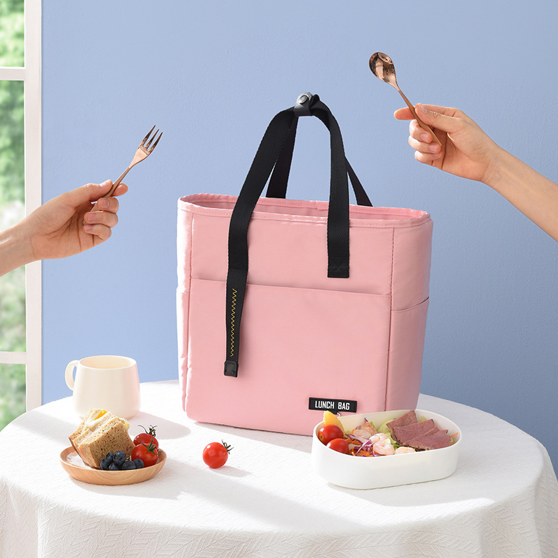 Runhui Fashion Student lunch box Bags, Office worker lunch box handbags, outdoor insulated bags, fresh-keeping ice packs, bento bags details Picture