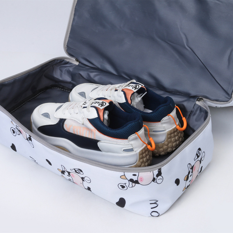 Cute hand-held short travel bag for girls, lightweight for short trips, large-capacity luggage storage bag for students' boarding at the beginning of the school term Specification drawing