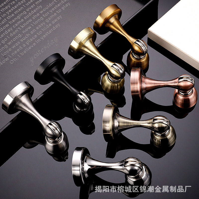 304 stainless steel door stop, no need for drilling, strong magnetic door, anti-collision home hardware door and window accessories, door top, door stop Application Scenario