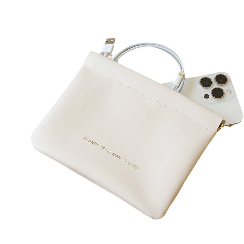 Portable mini storage bag manufacturer wholesale multi-functional data cable, miscellaneous bag, large coin purse, headphone protective case Item Picture