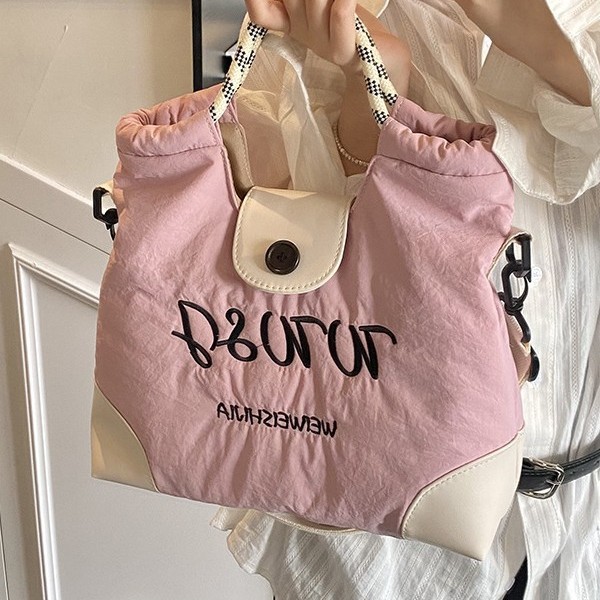 High-end, large-capacity, large bag for women, new Spring/Summer 2025 Korean-style quality single-shoulder crossbody bag, commuter tote bag details Picture