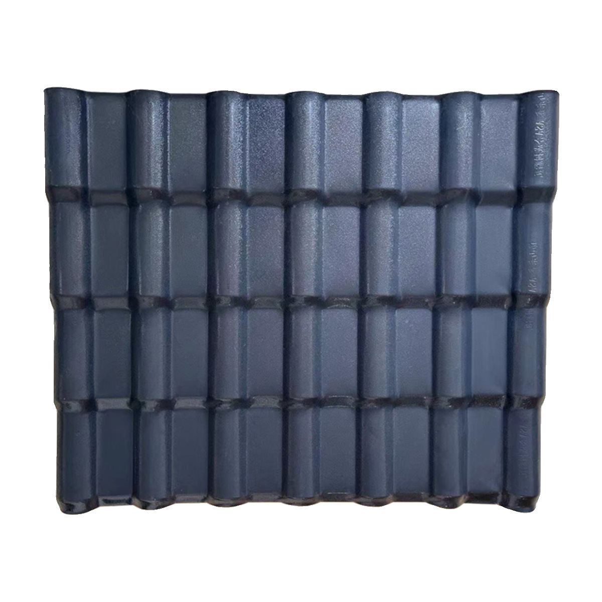 Synthetic resin tile roof cover plate, thickened new type of roof canopy, antique tile, glazed color steel plastic asbestos tile Item Picture