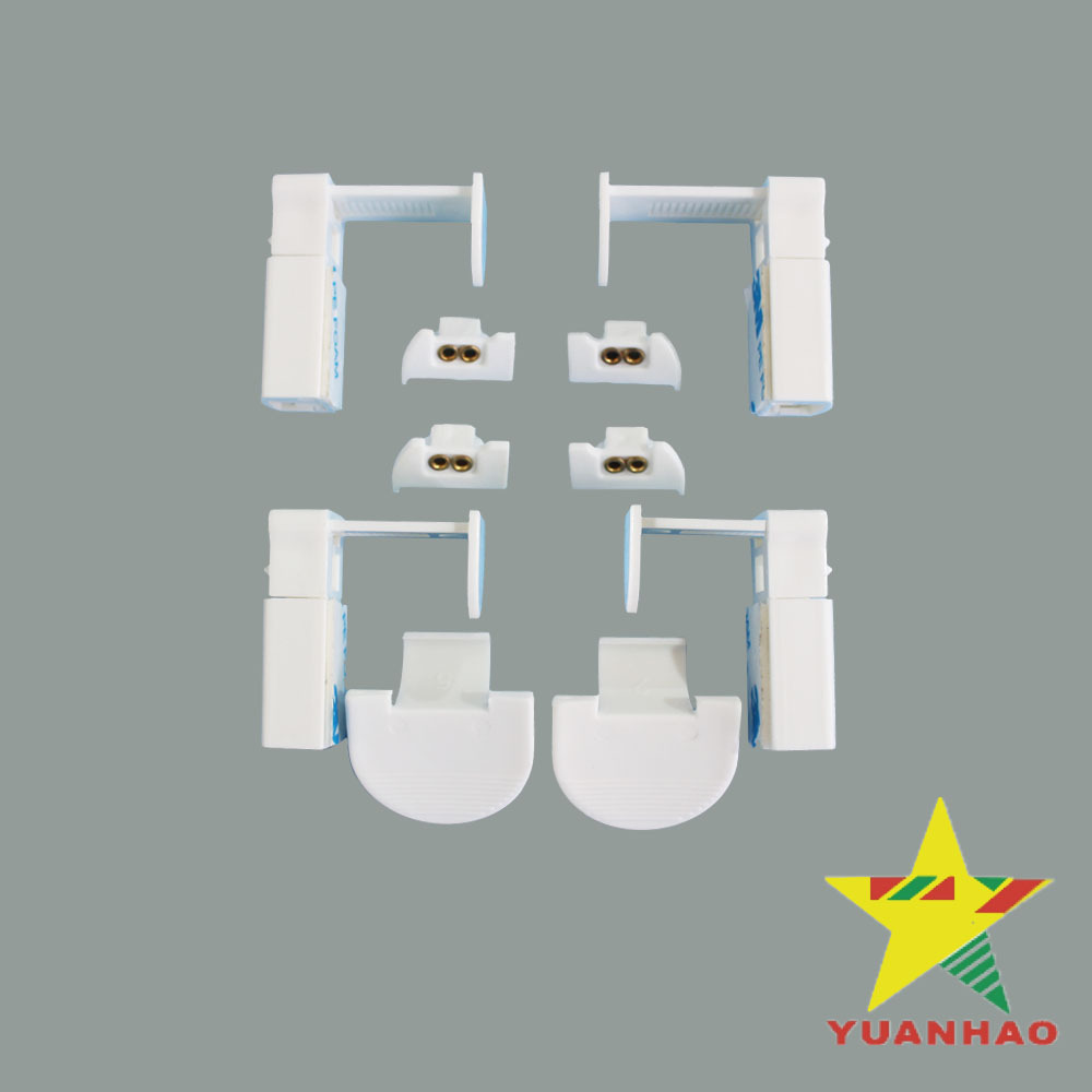 Factory direct sales of pleated curtain accessories, curtain accessories 20mm pleated curtain C-shaped bracket pleated curtain accessories full figure