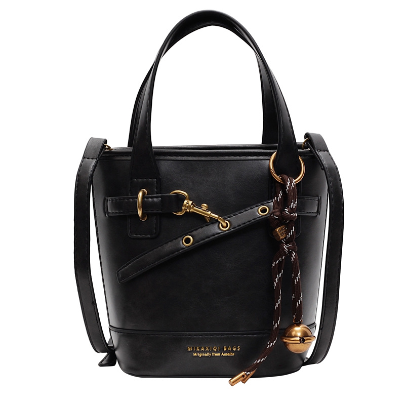 High-end retro small bag for women, 2024 new winter trend versatile crossbody bag, fashionable and super popular hand-held bucket bag Item Picture