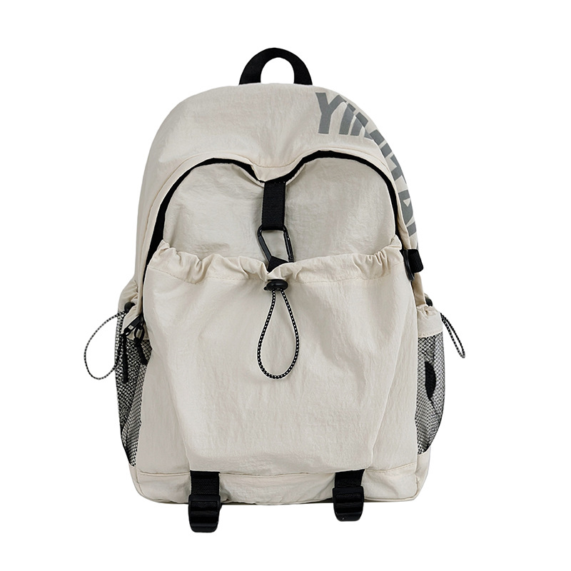 Fashionable new backpack, large-capacity student schoolbag, lightweight and versatile, outdoor sports bag for both men and women, casual bag Item Picture