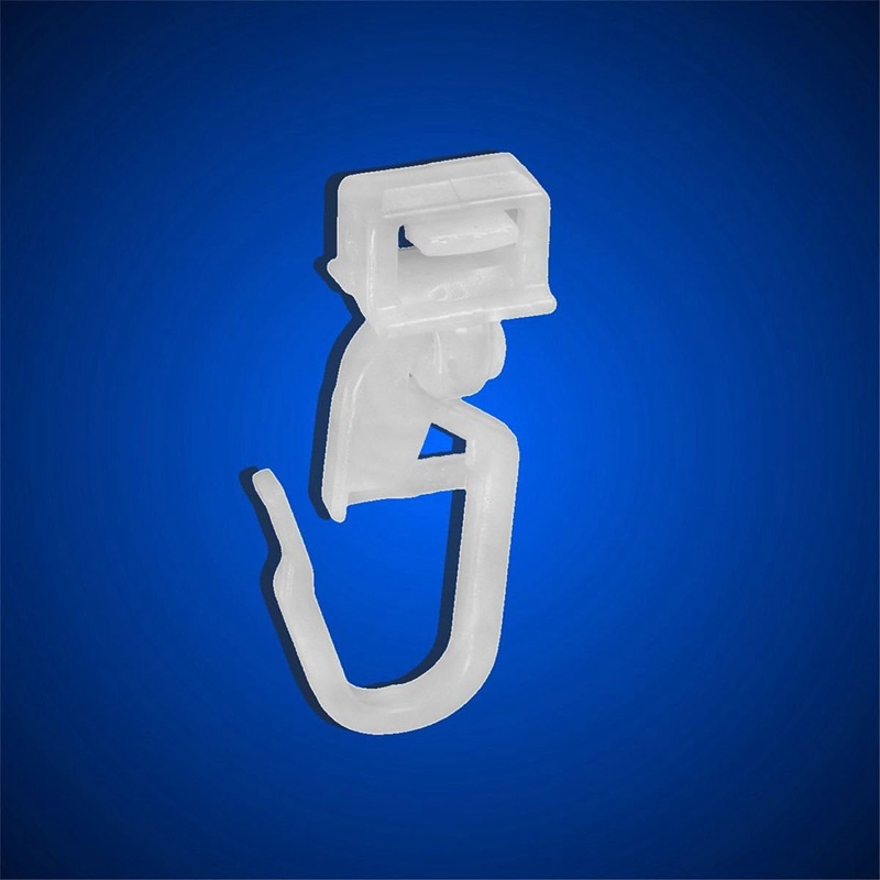 Curtain accessories: 50 sets of small wing track pulleys, curtain silent pulleys Item Picture