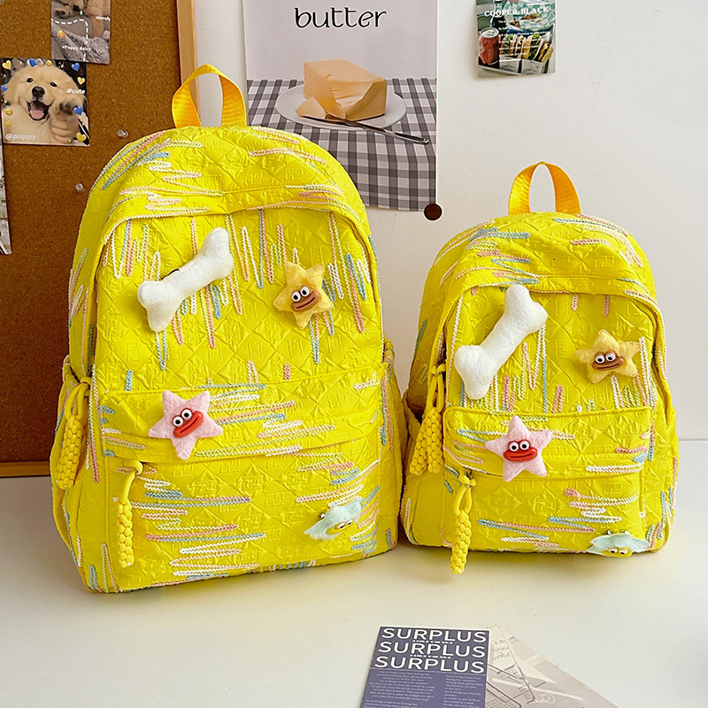 Backpack, high appearance level, schoolbag for students, cute on Instagram, large capacity, soft girl, light and easy to carry, backpack for junior and senior high school students Application Scenario