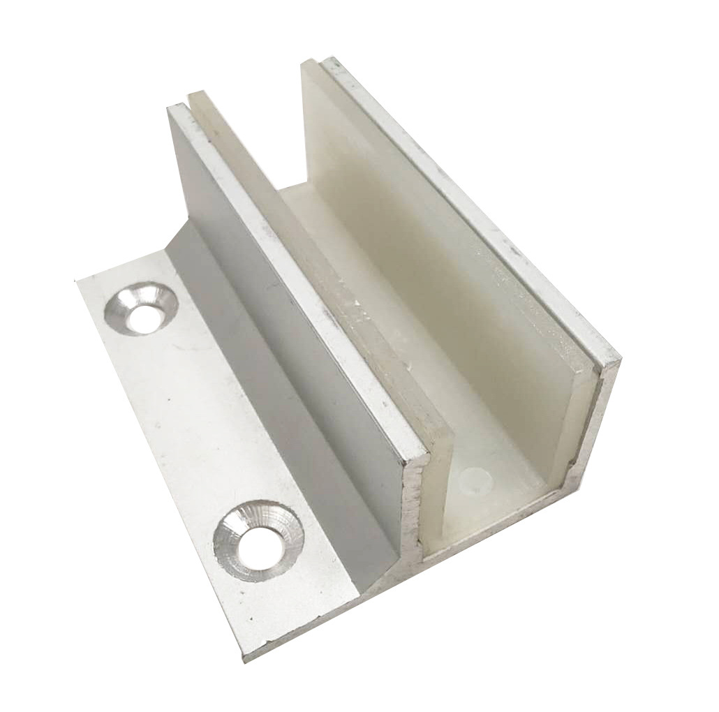 Frameless glass door body anti-sway device, automatic door, floor-mounted sliding door guide device, electric sensor door anti-sway fixator Specification drawing