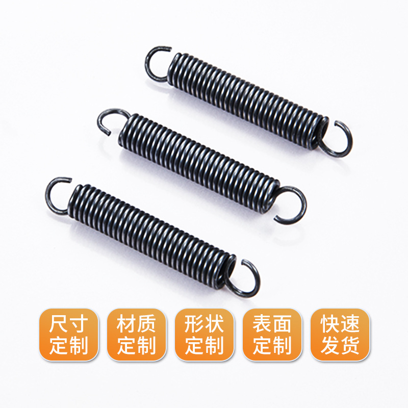 Factory direct supply of 304 stainless steel tension springs, galvanized and nickel-plated tension springs in stock details Picture