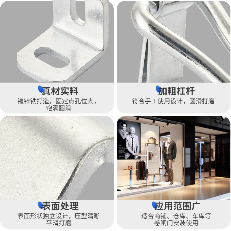 Factory direct sales of galvanized lock roller shutters, bull nose drag torsion spring lock roller shutters Application Scenario