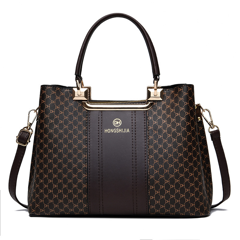 Women's handbag 2023 New style fashionable Korean style trendy print large-capacity single-shoulder crossbody women's bag, stylish export Item Picture