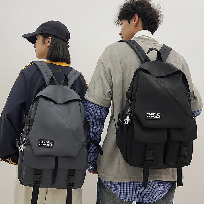 2024 New large-capacity backpack for junior high school, senior high school and college students, lightweight, lightweight, versatile, travel, computer and couple backpacks full figure