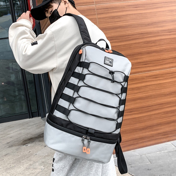 New trendy brand backpacks for male college students, ins Japanese high school schoolbags, large-capacity computer travel backpacks for women full figure