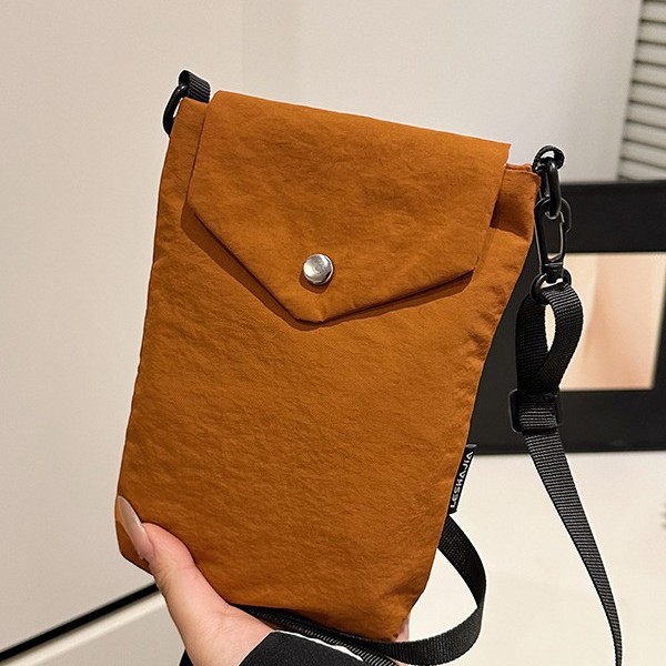 2025 Solid-color fashionable phone bag, lightweight and versatile coin purse, casual key bag for going out, macaron-colored crossbody bag details Picture