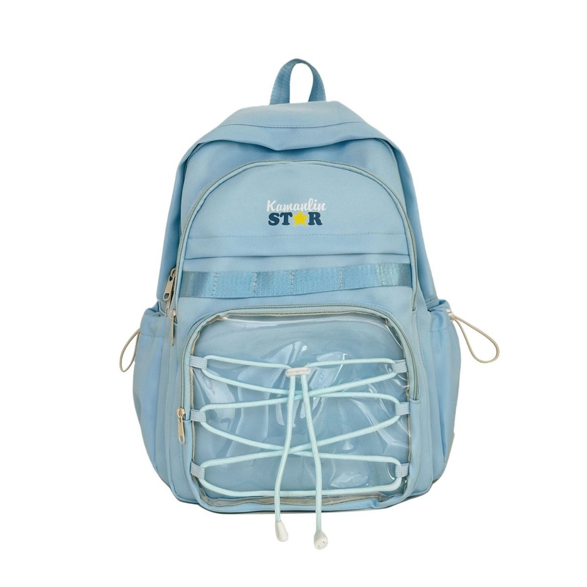 New college student commuting large-capacity campus high appearance level backpack, lightweight travel schoolbag, pain bag, cute backpack Item Picture