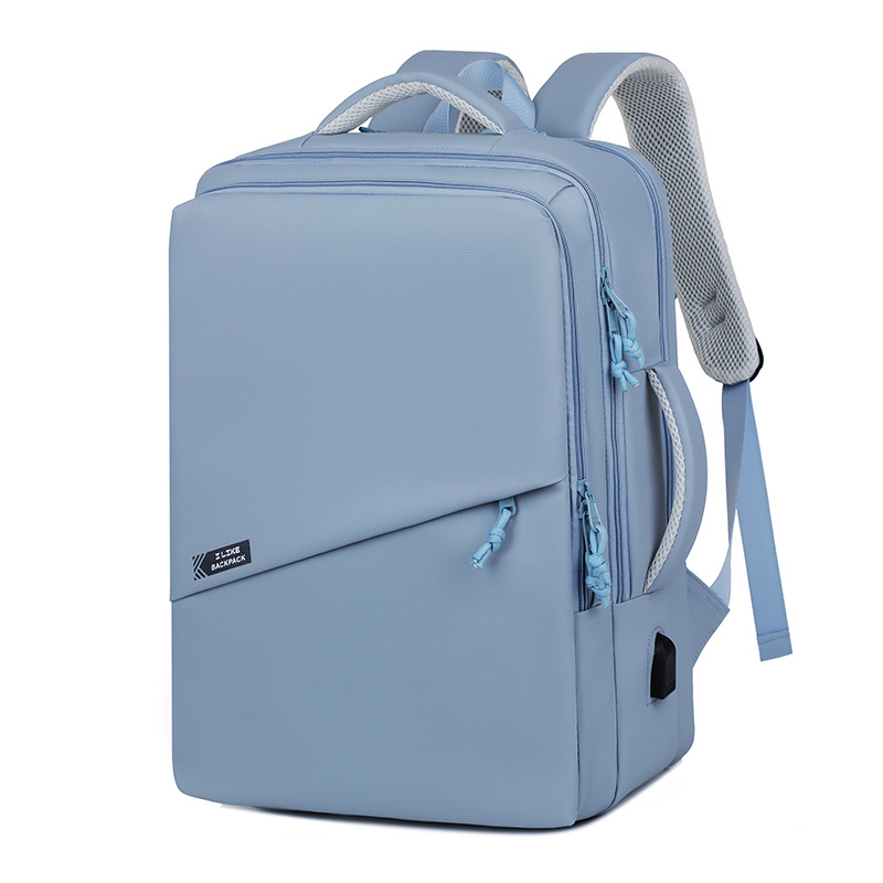 Cross-border multi-functional backpack, backpack for both men and women, multi-purpose computer bag, high appearance level, light and fresh color travel backpack Item Picture