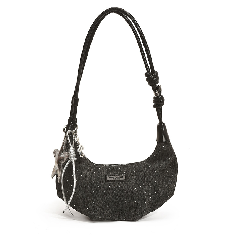 The 2025 new trendy and stylish dumpling bag, commuter underarm bag, simple and retro single-shoulder bag, and fashionable and casual tote bag Item Picture