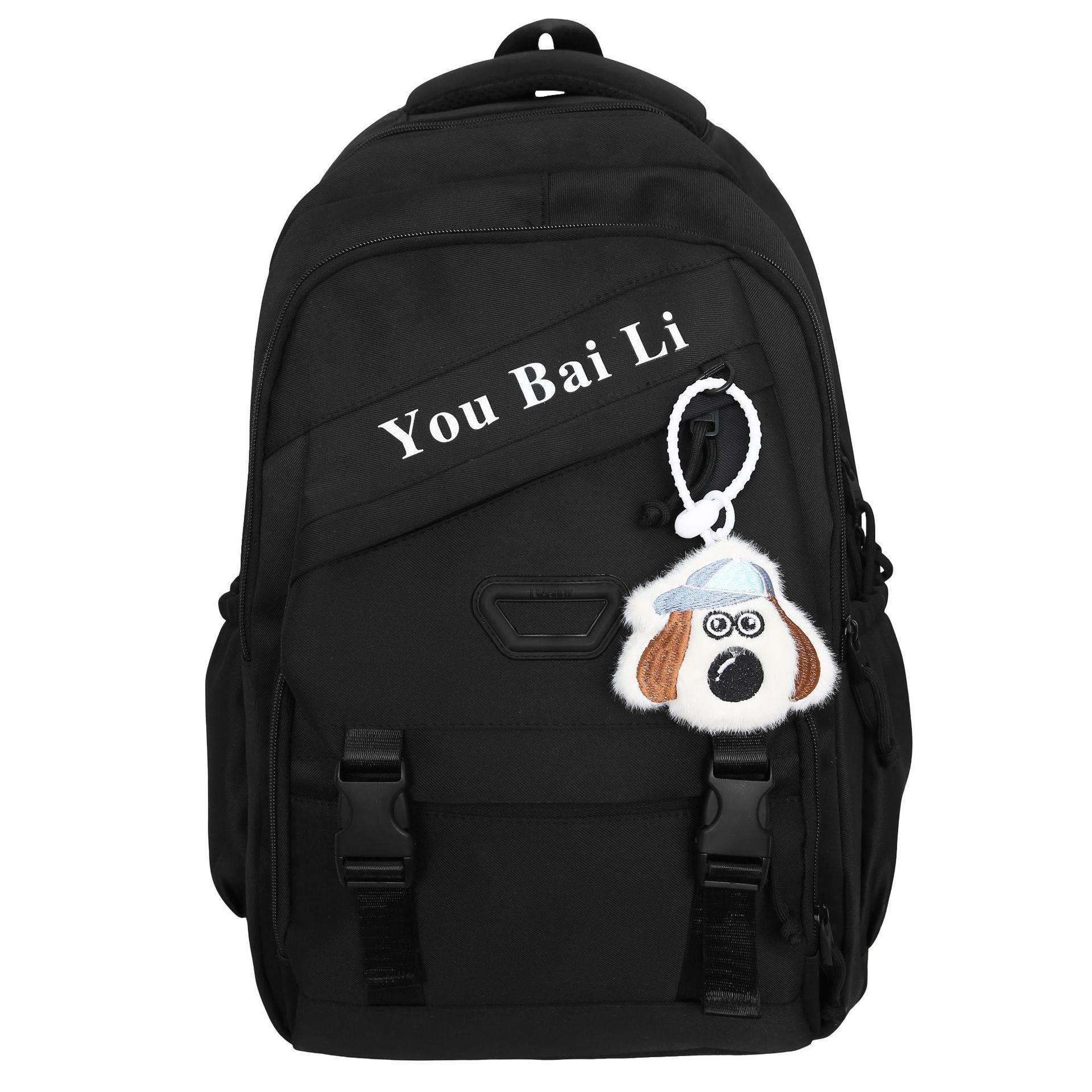 2024 New Korean version backpack with reduced load, color-matched large capacity short-distance travel backpack for college and high school students Item Picture