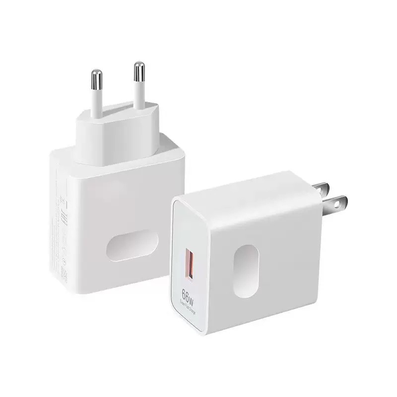 Compatible with Huawei 66W European standard charger, USB mobile phone fast charging head, American standard charging head, 120w fast charging charger Item Picture