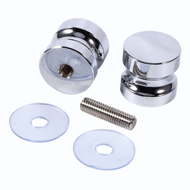 In-stock bathroom glass door small handle, sliding door handle, shower room partition door aluminum alloy single-hole small handle Item Picture