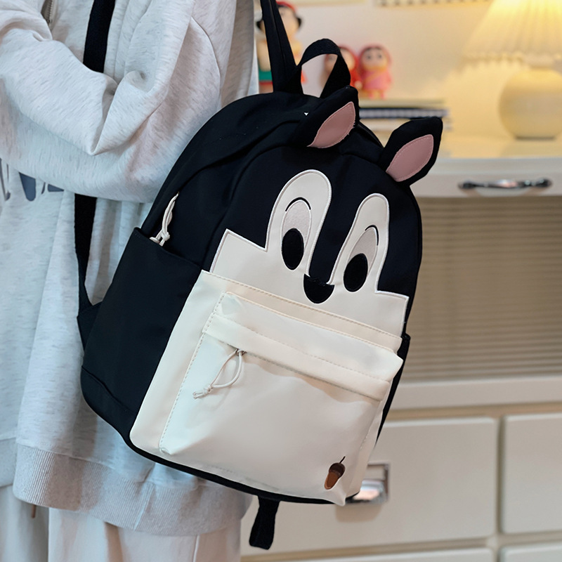 Cross-border cartoon animal schoolbags for girls, junior high school and senior high school students, cute Japanese-style girl backpacks for primary school students details Picture