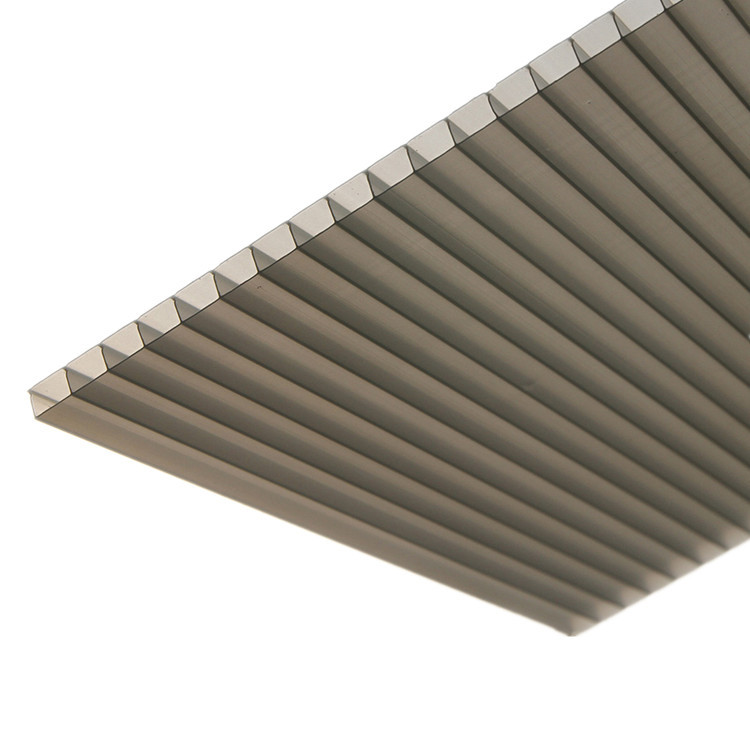Double-layer transparent polycarbonate sheet, hollow PC polycarbonate light-transmitting sheet, greenhouse, carport, canopy, polycarbonate sheet details Picture
