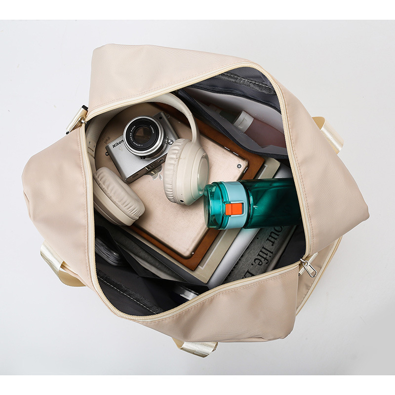 Foldable travel bag, women's large-capacity sports and fitness bag, portable business trip bag, maternity bag, luggage storage bag details Picture