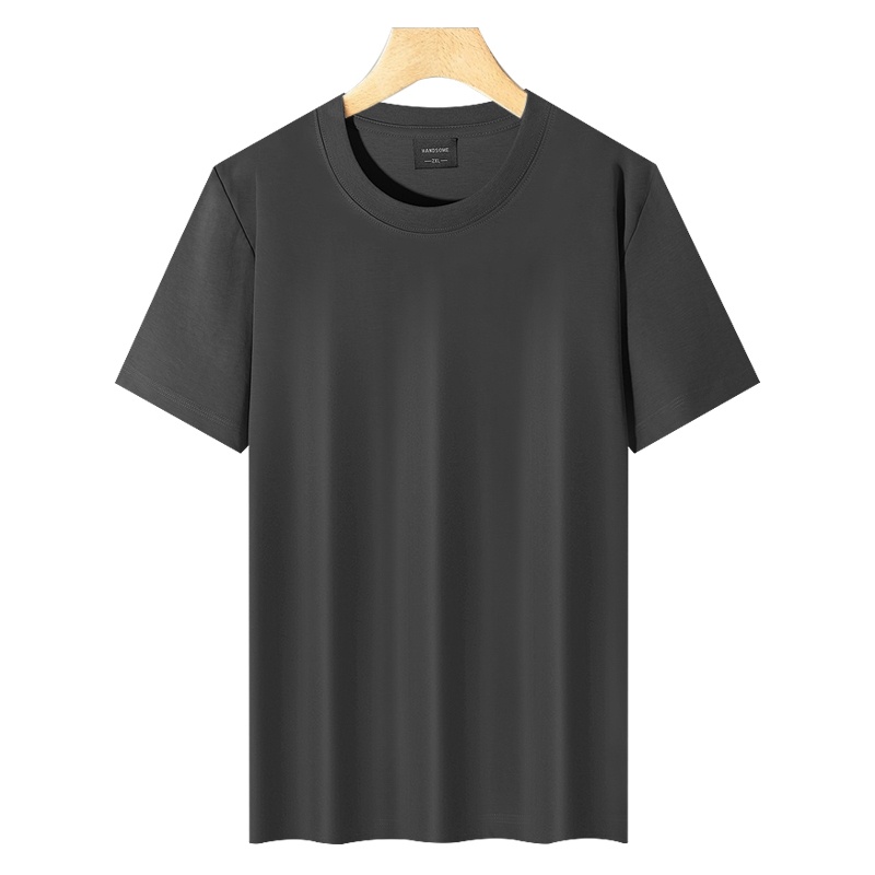 Cross-border 210/㎡ 50-count double-yarn Rowan Roman cotton men's and women's same style short-sleeved T-shirt advertising shirt Men's casual wear cultural shirt advertising shirt T-shirt style novel, comfortable and breathable short-sleeved detail image 14