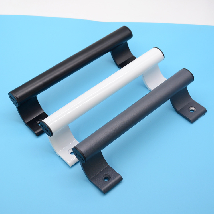 Aluminum alloy handle, sliding door handle, exposed wooden door, balcony glass door, kitchen high-strength metal modern handle details Picture