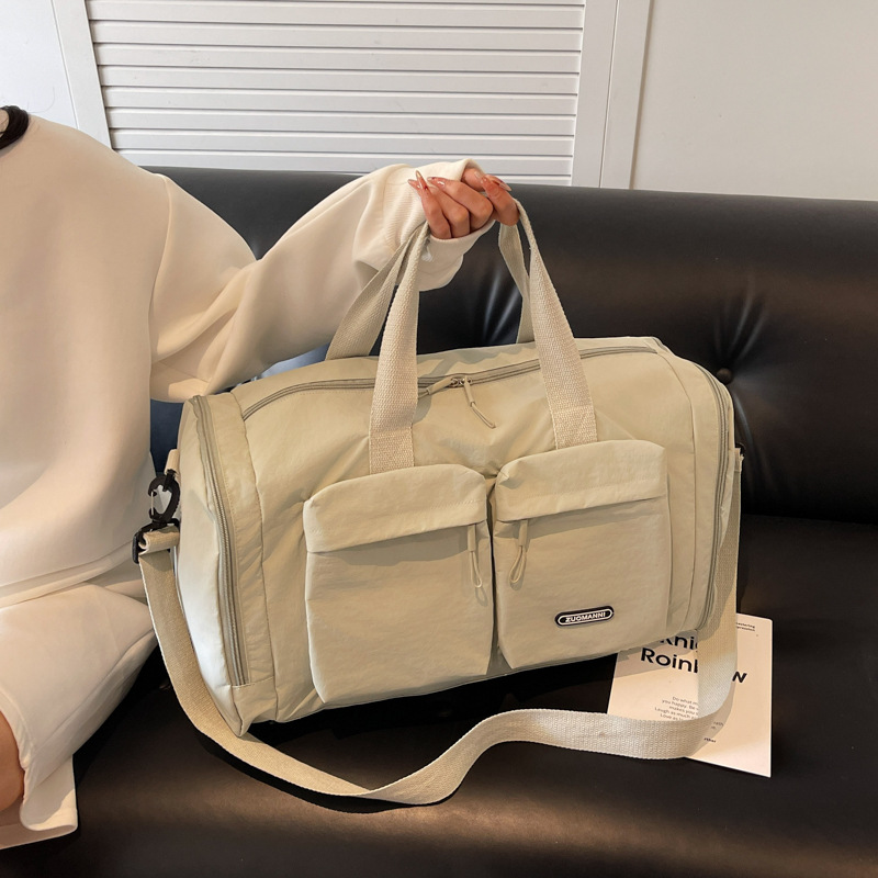 Large-capacity travel bag, women's yoga and fitness bag, multi-functional hand-held crossbody luggage bag, and maternity bag full figure
