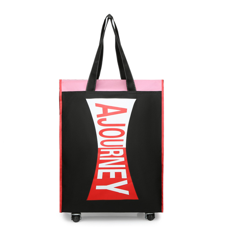 New swivel wheel travel bag for women, lightweight short-distance travel bag, large-capacity handbag, lightweight and foldable luggage bag Item Picture