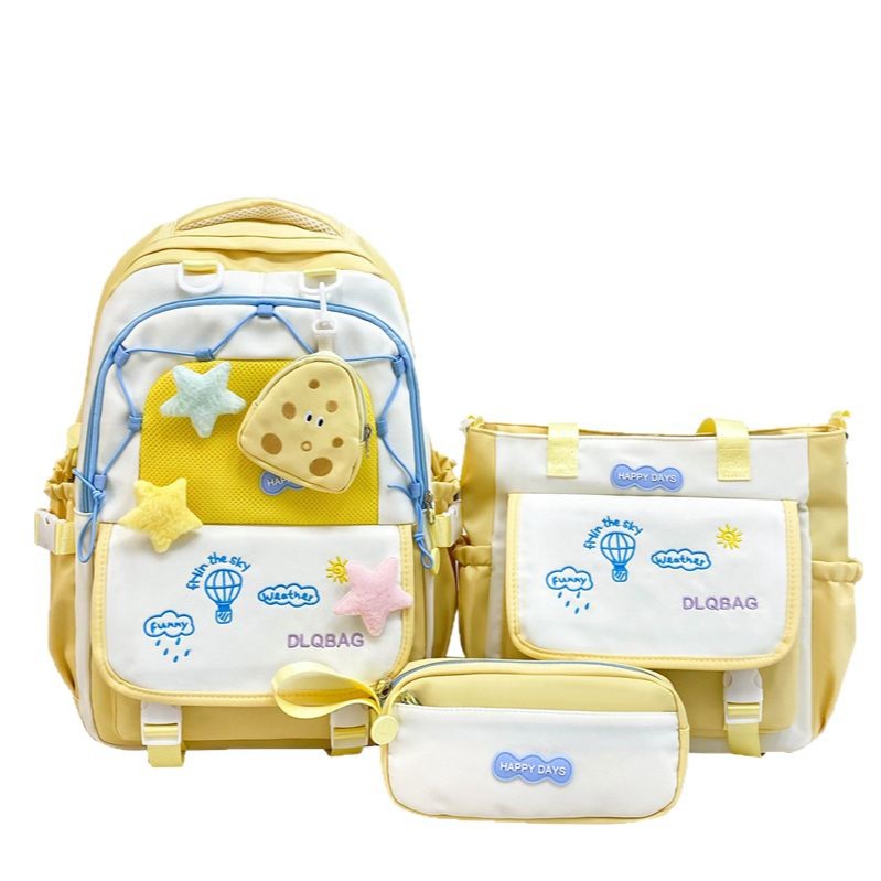 High appearance level, lightweight backpack, tutorial bag, handbag, cute student schoolbag, high school and college student backpack Item Picture