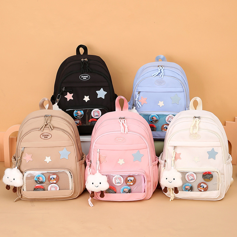 New children's backpacks, cute cartoon kindergarten backpacks, cute schoolbags for girls in small classes, 3-8 years old girls Application Scenario