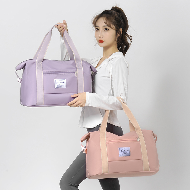 2025 New large-capacity travel bag, dry-wet separation sports and fitness bag, hand-held yoga bag, lightweight luggage bag details Picture