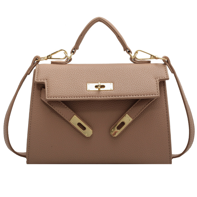 Factory-customized wholesale cross-border high-end Kelly handbag, a retro and versatile commuter single-shoulder crossbody bag for women Item Picture