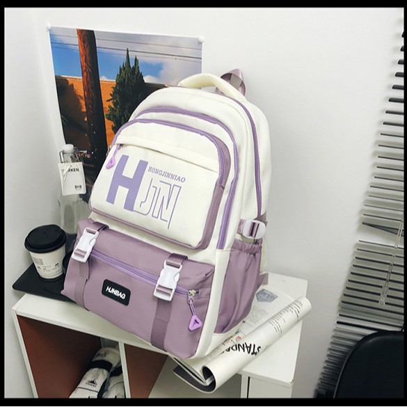 American-style high-end schoolbags for male and female college and high school students, high-appearance-level large-capacity computer backpacks for cross-border use Application Scenario