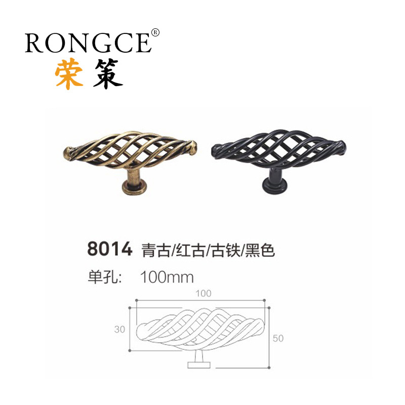 Factory direct supply of classical single-hole birdcage handles, iron cabinet door handles, anti-slip American and European classic handles Application Scenario