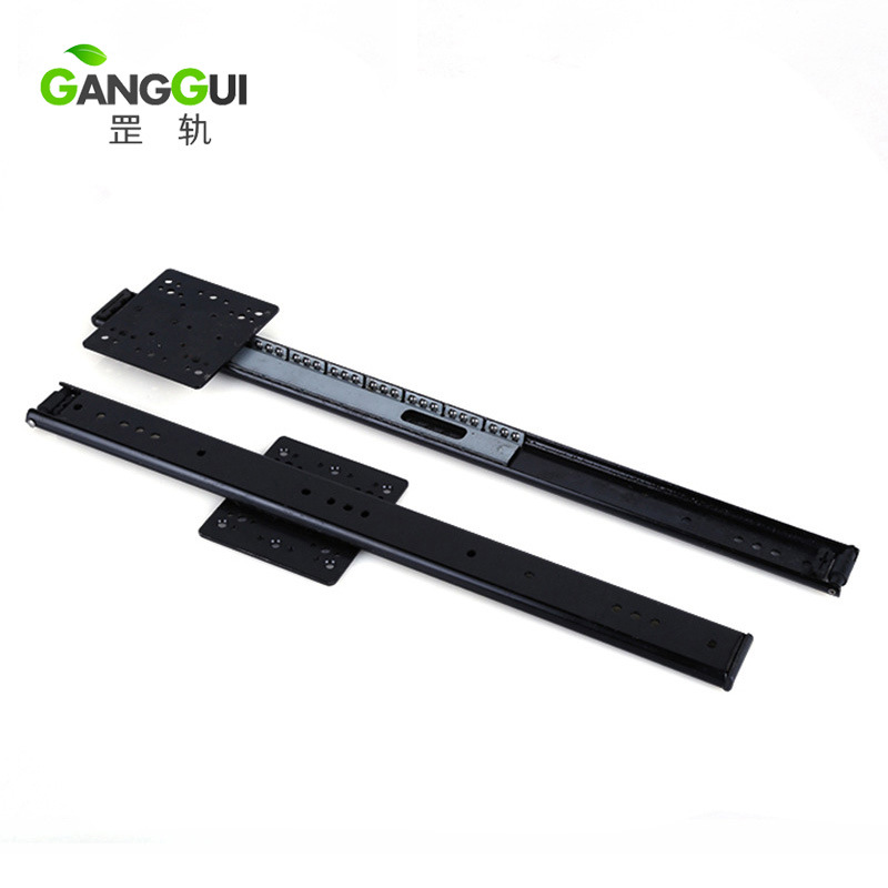 The sliding rail for the upper flip door of the cabinet, oven and air conditioner cabinet, the telescopic hidden pocket, the revolving door rail, the side-flip insert sliding type details Picture