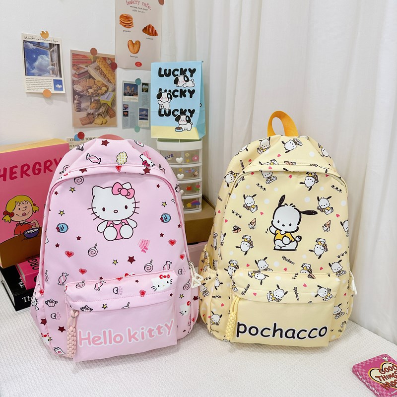 Cross-border schoolbag for girls, large-capacity cute backpack for junior high school students, backpack for primary school students, and leisure travel backpack for senior high school students Specification drawing