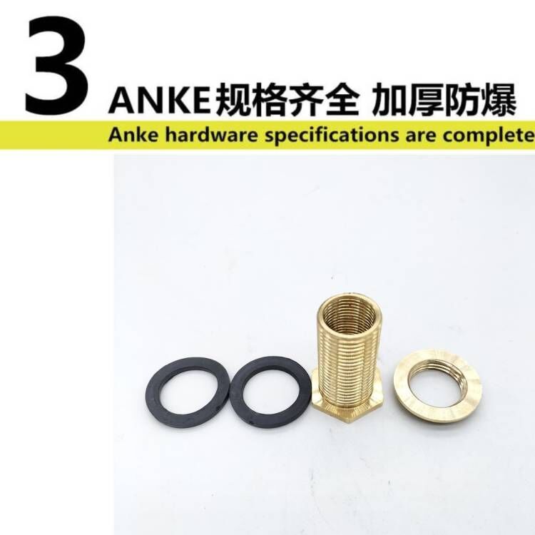 46-point external thread water tank extension joint, internal and external thread stainless steel water tower connection to oil tank 1-inch internal and external thread fish tank joint Application Scenario