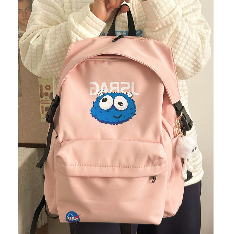 Cross-border backpack for girls, junior high school and senior high school students, fashionable and casual large-capacity backpack for boys, lightweight shoulder bag details Picture