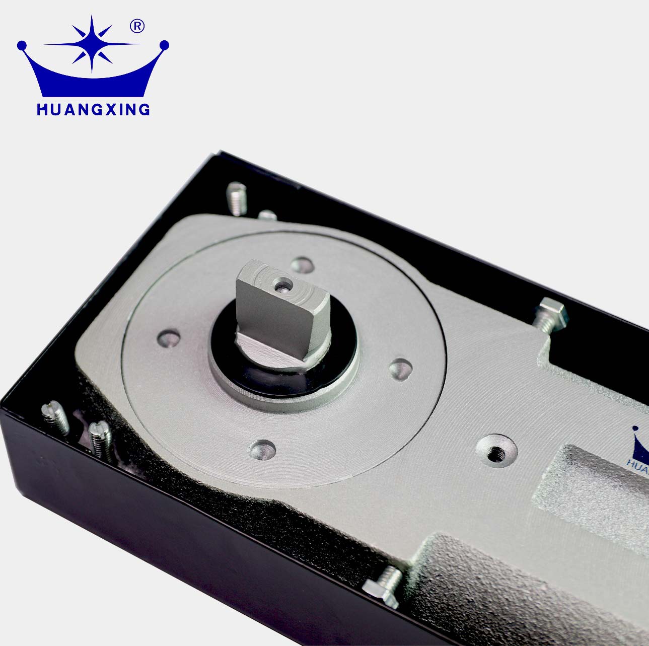 H-322A glass door floor spring, universal buffer floor spring, rotating shaft, spring door, upper and lower accessories, revolving door details Picture