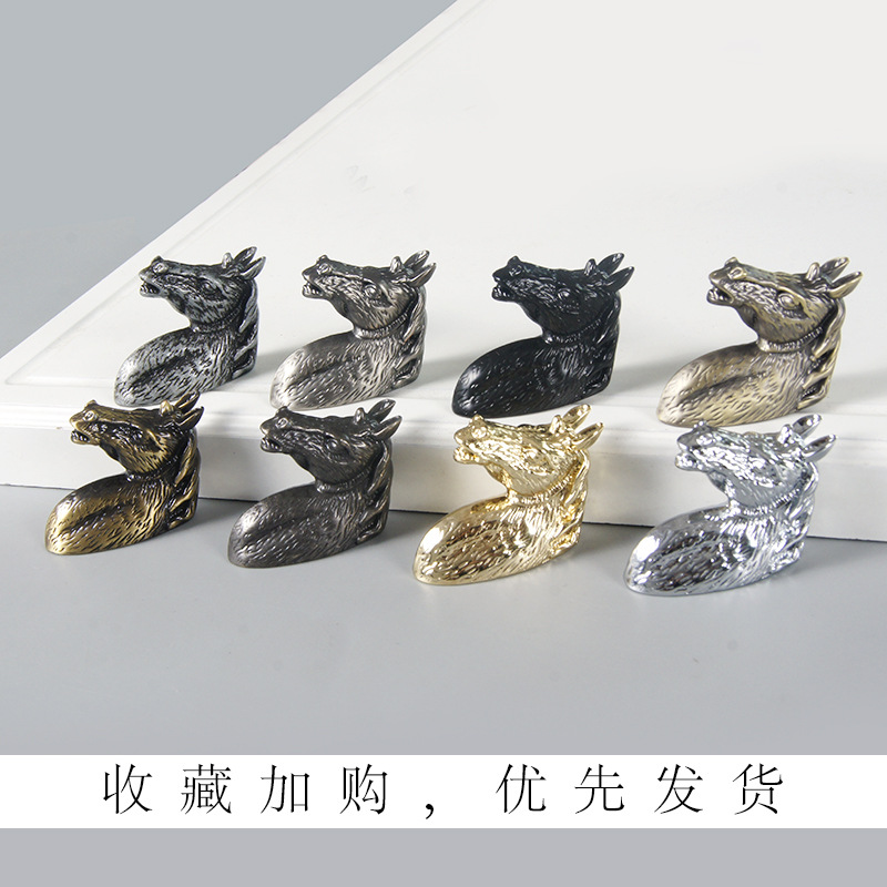 The new zinc alloy animal drawer cabinet door handle from Aolaya is a light luxury drawer, cabinet and wardrobe door hardware handle full figure