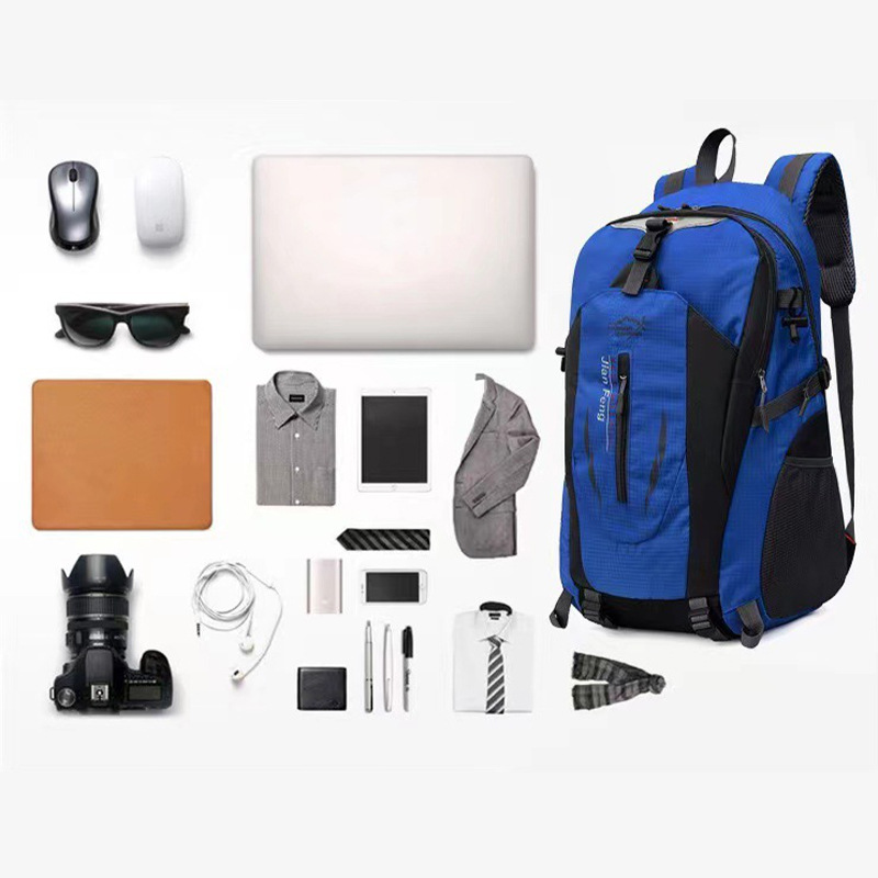 Portable, durable, large-capacity outdoor travel bag, waterproof sports 40L mountaineering travel bag, multi-functional backpack batch Specification drawing