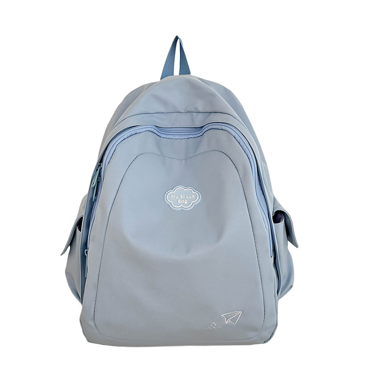 Autumn and winter Korean-style ins school style solid color backpack for women, simple and versatile Japanese-style small schoolbag, travel mini backpack Item Picture