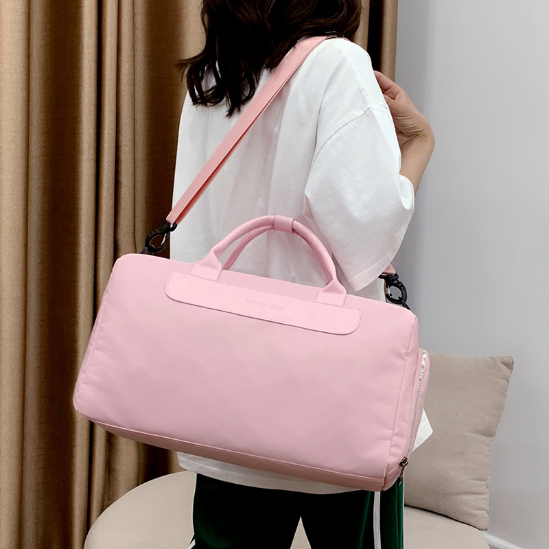 2025 New large-capacity travel bag for women, short-distance, lightweight, dry-wet separated yoga, exercise and fitness bag for men Specification drawing