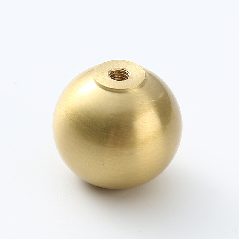 New Chinese-style single-hole all-copper furniture cabinet handles, household bedroom brass wardrobe drawer cabinet door handles in stock details Picture