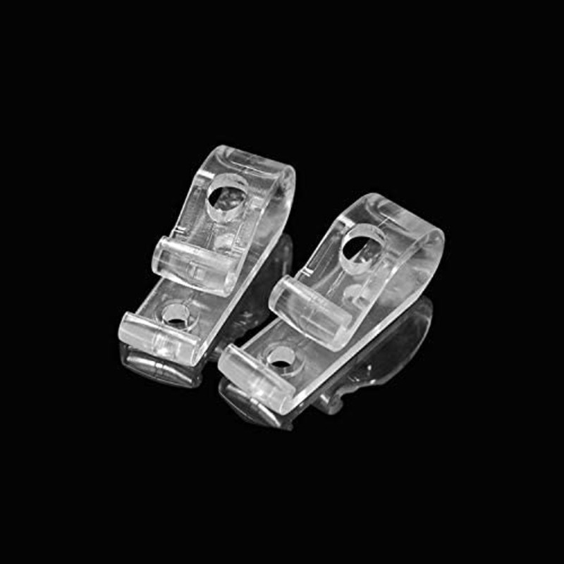 Cross-border retail curtain double-hole positioning hook, 8 blinds, soft gauze blinds, curtain fixing hook accessories with screws Application Scenario