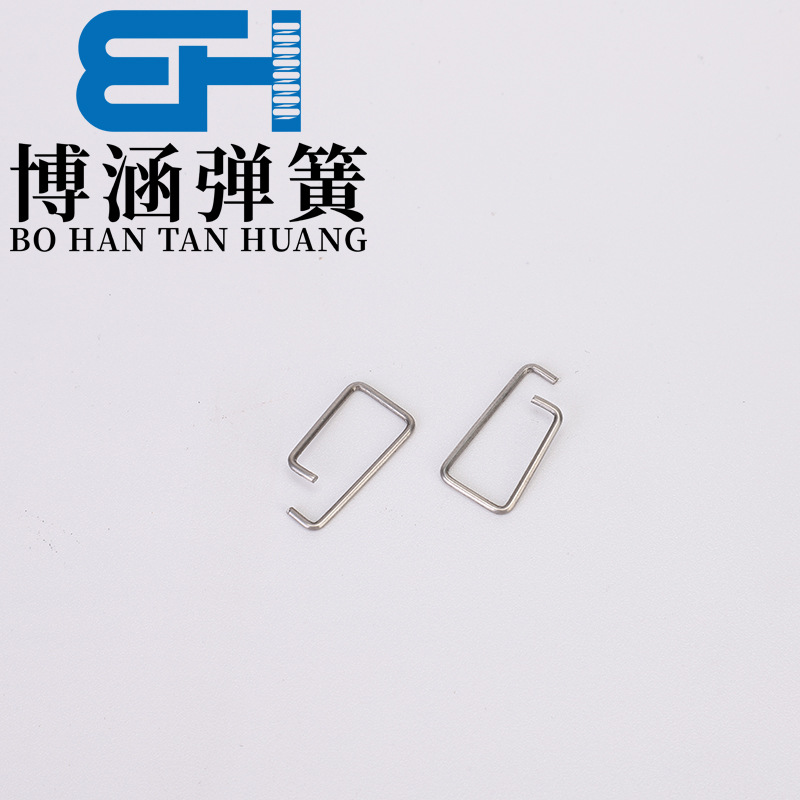 Wholesale of stainless steel square spring clips, elastic buckles, spring clips, special-shaped bolts, commercial bending machine hardware parts manufacturers Application Scenario