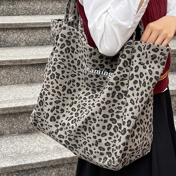 2024 Early autumn new Korean-style fashionable canvas bag, single-shoulder bag, ins style, large capacity, artistic and laid-back style cloth bag for women full figure